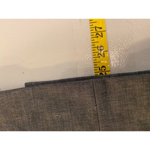 Express Grey Pencil Skirt Back Slit & Lined Size 6 - Picture 6 of 10